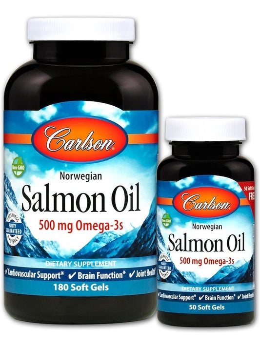 1-Norwegian Salmon Oil - 180 + 50 softgels 1