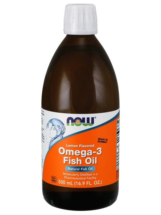 1-Omega-3 Fish Oil Liquid, Lemon - 500 ml. 1