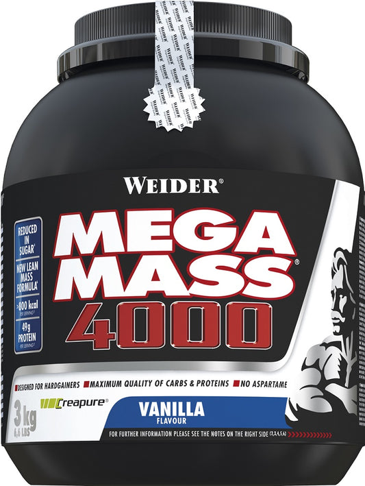 1-Mega Mass 4000, Vanilla - 3000 grams 1