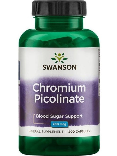 1-Chromium Picolinate, 200mcg - 200 caps 1