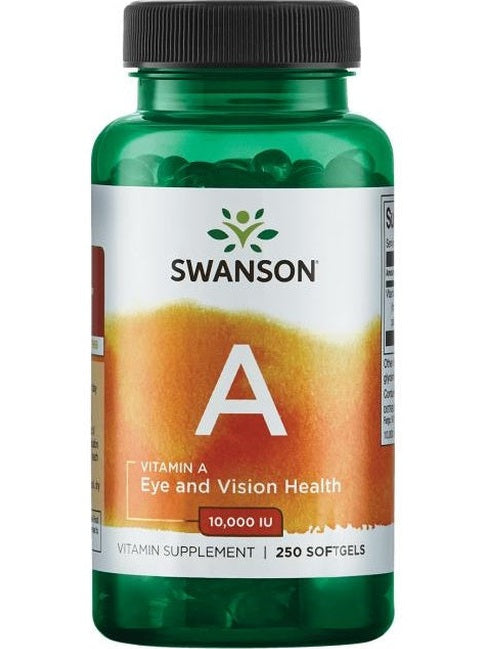 1-Vitamin A, 10 000 IU - 250 softgels 1
