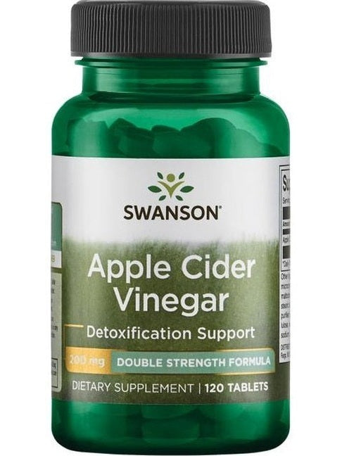 1-Apple Cider Vinegar, 200mg Double-Strength - 120 tablets 1