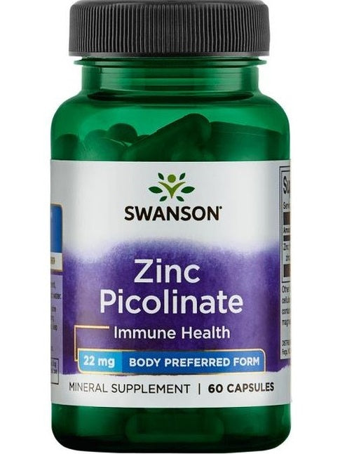 1-Zinc Picolinate Body Preferred Form, 22mg - 60 caps 1