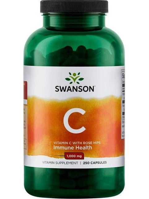 1-Vitamin C with Rose Hips Extract, 1000mg - 250 caps 1