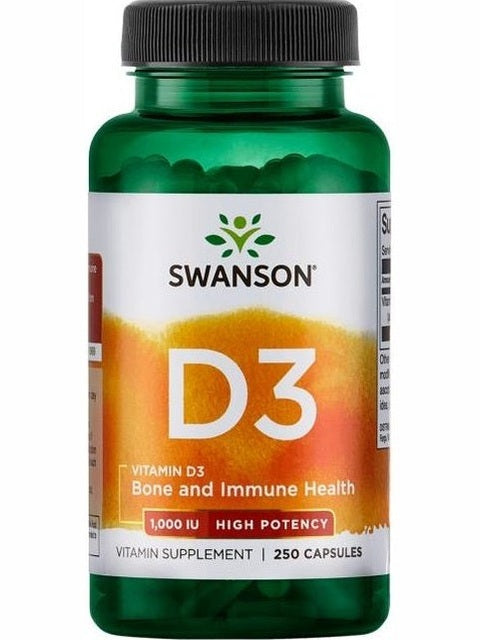 1-Vitamin D-3, 1000 IU - 250 caps 1