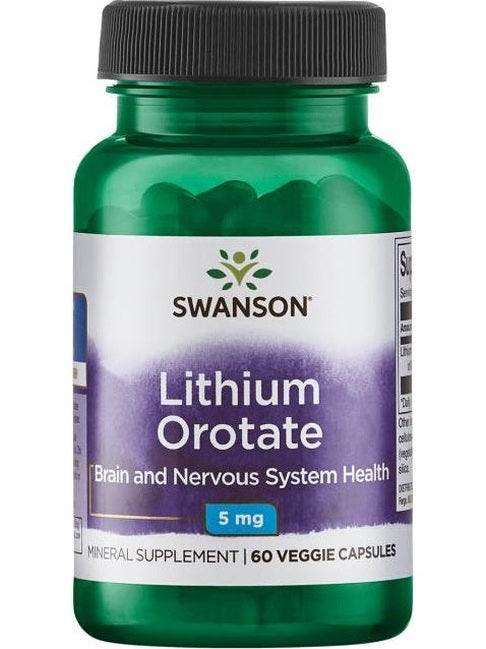 1-Lithium Orotate, 5mg - 60 vcaps 1