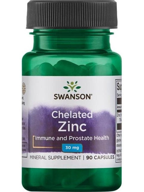 1-Chelated Zinc, 30mg - 90 caps 1