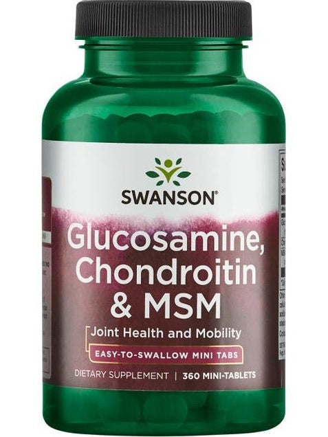 1-Glucosamine, Chondroitin & MSM - 360 mini-tablets 1