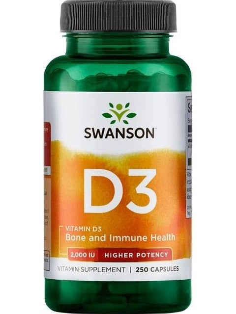 1-Vitamin D-3, 2000 IU - 250 caps 1