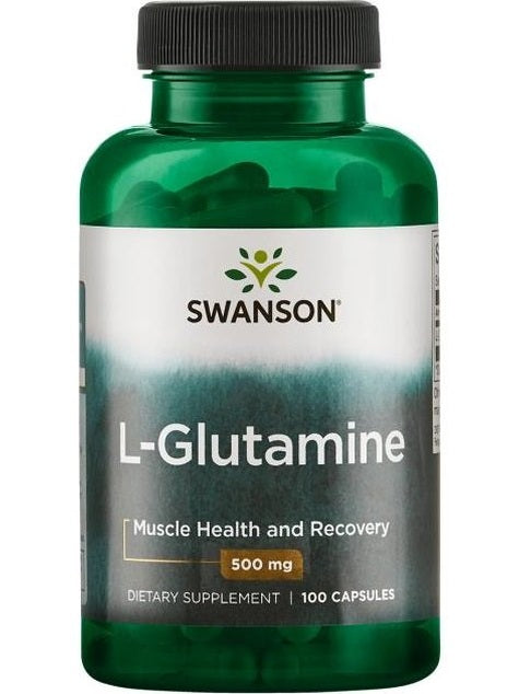 1-L-Glutamine, 500mg - 100 caps 1