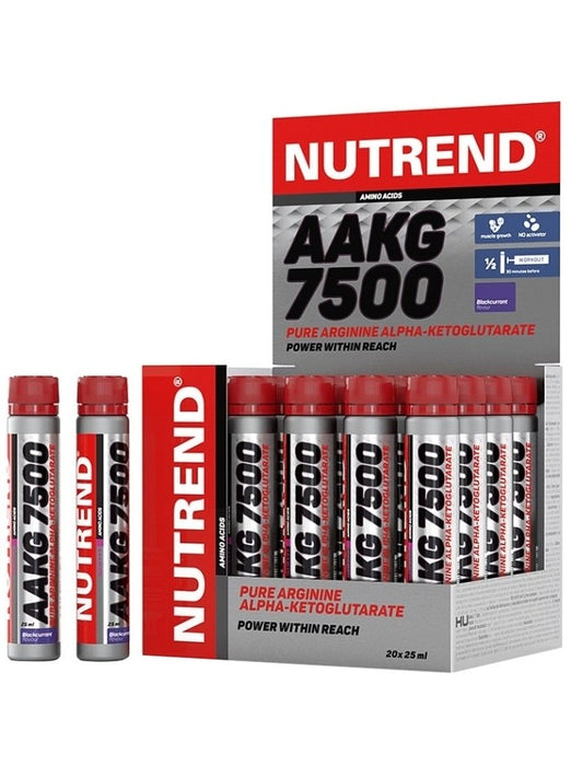 1-AAKG 7500, Blackcurrant - 20 x 25 ml. 1