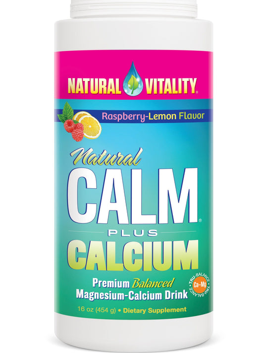 1-Natural Calm Plus Calcium, Raspberry Lemon - 454 grams 1