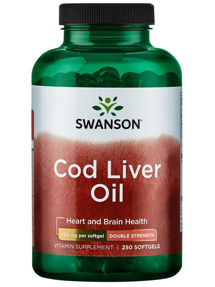 1-Cod Liver Oil, 700mg Double-Strength - 250 softgels 1