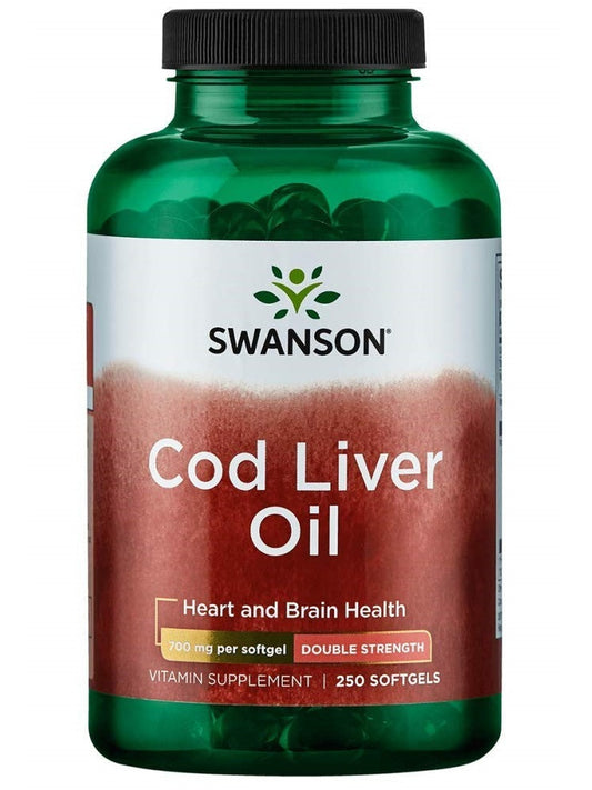 1-Cod Liver Oil, 700mg Double-Strength - 250 softgels 1
