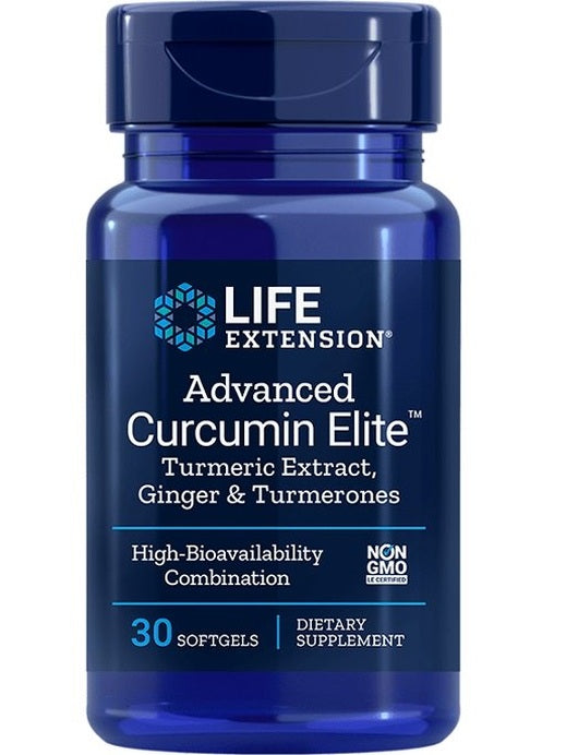 1-Advanced Curcumin Elite Turmeric Extract, Ginger & Turmerones - 30 softgels 1