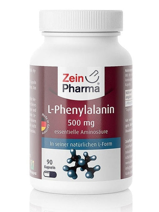 1-L-Phenylalanine, 500mg - 90 caps 1