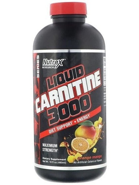 1-Liquid Carnitine 3000, Orange Mango - 480 ml. 1