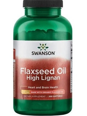 1-Flaxseed Oil High Lignan - 200 softgels 1