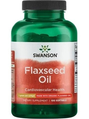1-Flaxseed Oil, 1000mg - 100 softgels 1