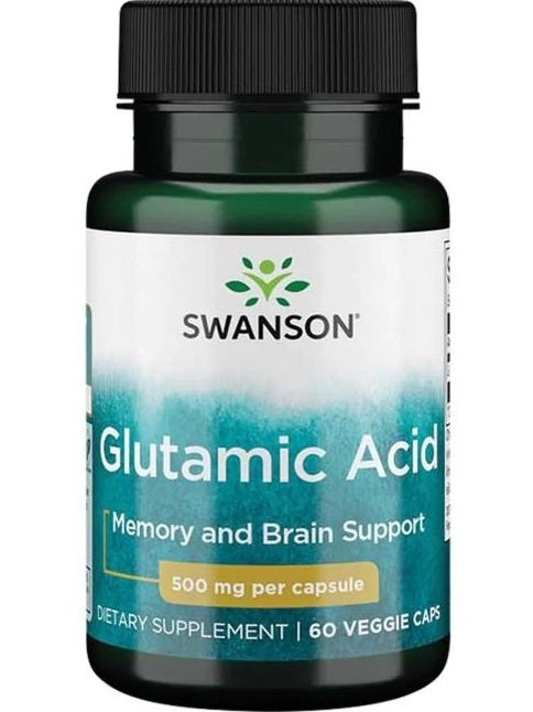 1-Glutamic Acid, 500mg - 60 vcaps 1
