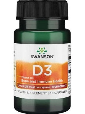 1-Vitamin D-3, 1000 IU - 60 caps 1