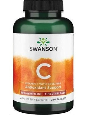 1-Vitamin C with Rose Hips - Timed-Release, 500mg - 250 tablets 1