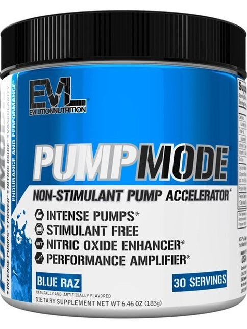 1-PumpMode Powder, Blue Raz - 183 grams 1
