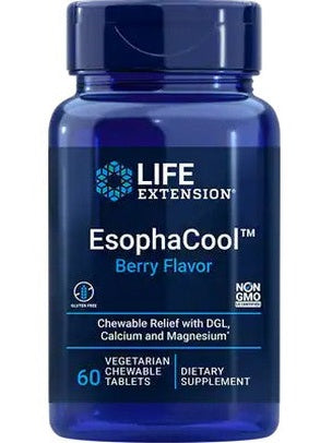 1-EsophaCool, Berry (EAN 737870203360) - 60 vegetarian chewable tabs 1