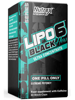 1-Lipo-6 Black Hers Ultra Concentrate with Caffeine - 60 caps 1