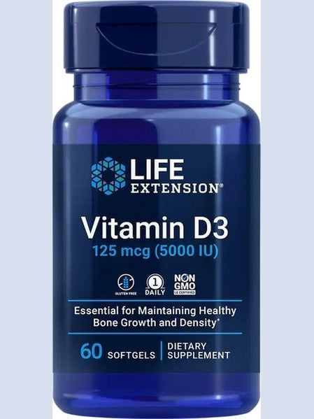 1-Vitamin D3, 5000IU - 60 softgels 1