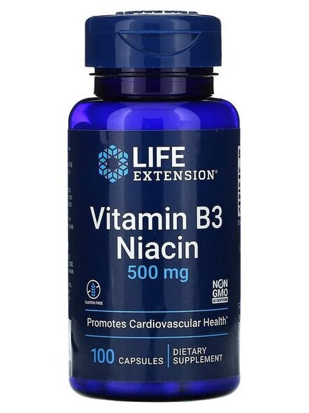 1-Vitamin B3 Niacin, 500mg - 100 caps 1
