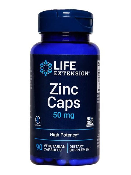 1-Zinc Caps, 50mg - 90 vcaps 1