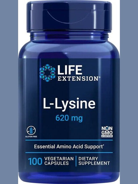 1-L-Lysine, 620mg - 100 vcaps 1