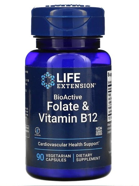 1-BioActive Folate & Vitamin B12 - 90 vcaps 1