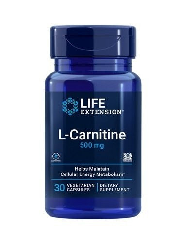 1-L-Carnitine, 500mg - 30 vcaps 1