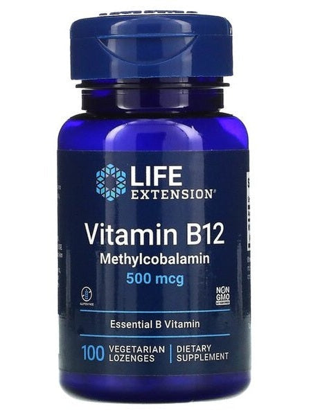 1-Vitamin B12 Methylcobalamin, 500mcg - 100 vegetarian lozenges 1