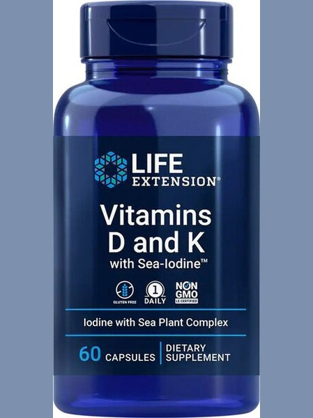 1-Vitamins D and K with Sea-Iodine - 60 caps 1
