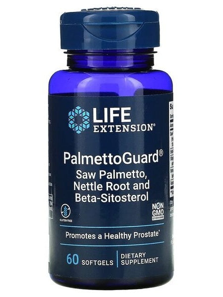 1-PalmettoGuard Saw Palmetto/Nettle Root with Beta-Sitosterol - 60 softgels 1