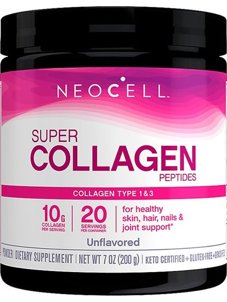 1-Super Collagen Peptides Type 1 & 3, Unflavored - 200 grams 1