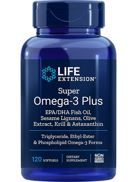 1-Super Omega-3 Plus - 120 softgels 1