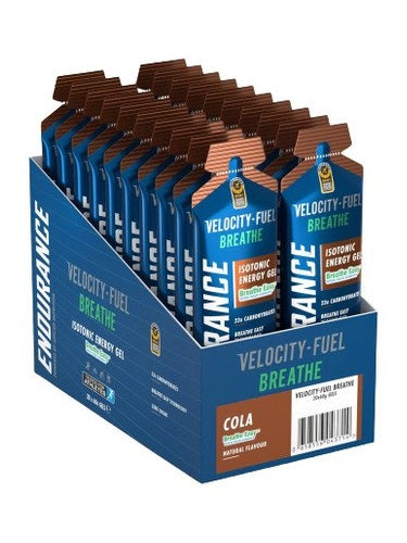 1-Endurance Breathe Isotonic Energy Gel, Cola - 20 x 60g 1