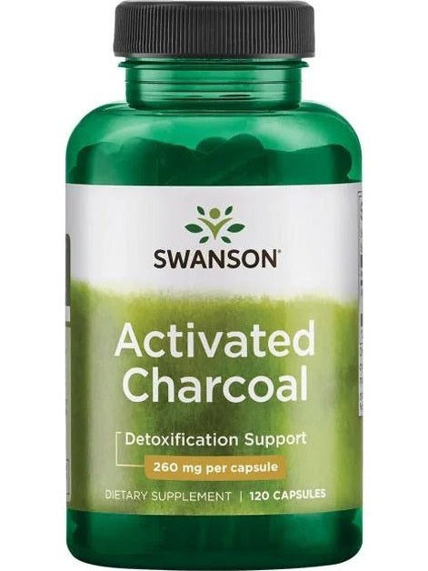 1-Activated Charcoal, 260mg - 120 caps 1