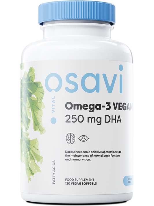 1-Omega-3 Vegan, 250mg DHA - 120 vegan softgels 1