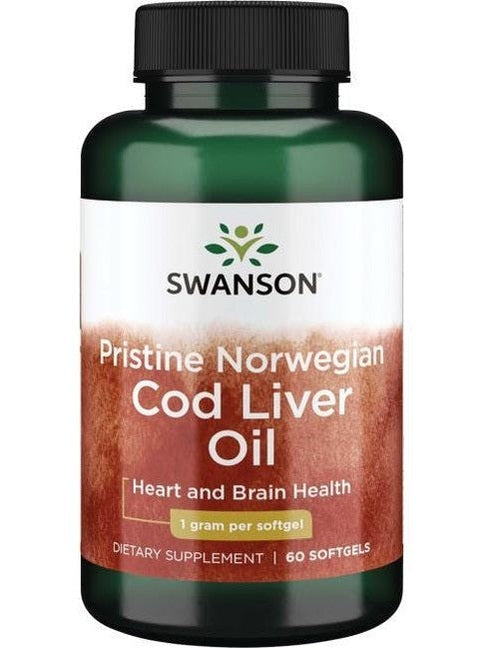 1-Pristine Norwegian Cod Liver Oil, 1000mg - 60 softgels 1