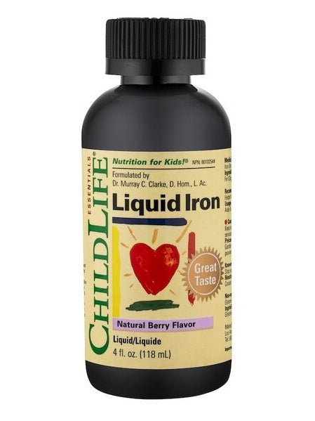 1-Liquid Iron, Natural Berry - 118 ml. 1