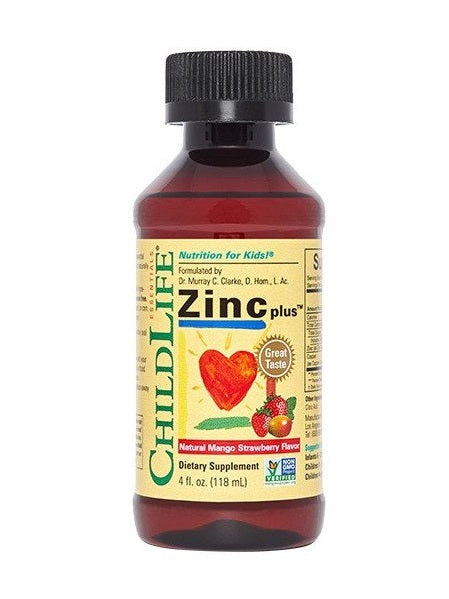 1-Zinc Plus, Natural Mango Strawberry - 118 ml. 1