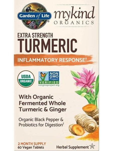1-Mykind Extra Strength Turmeric - 60 vegan tablets 1
