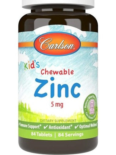1-Kid's Chewable Zinc, Natural Mixed Berry - 84 tablets 1