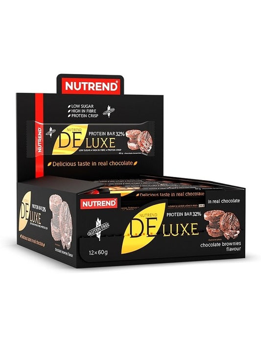 1-Deluxe Protein Bar, Chocolate Brownies - 12 x 60g 1