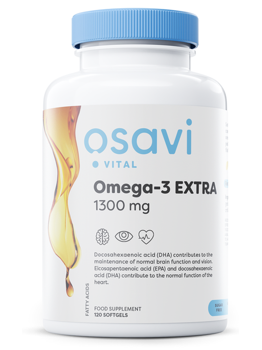 1-Omega-3 Extra Molecularly Distilled, 1300mg (Lemon) - 120 softgels 1